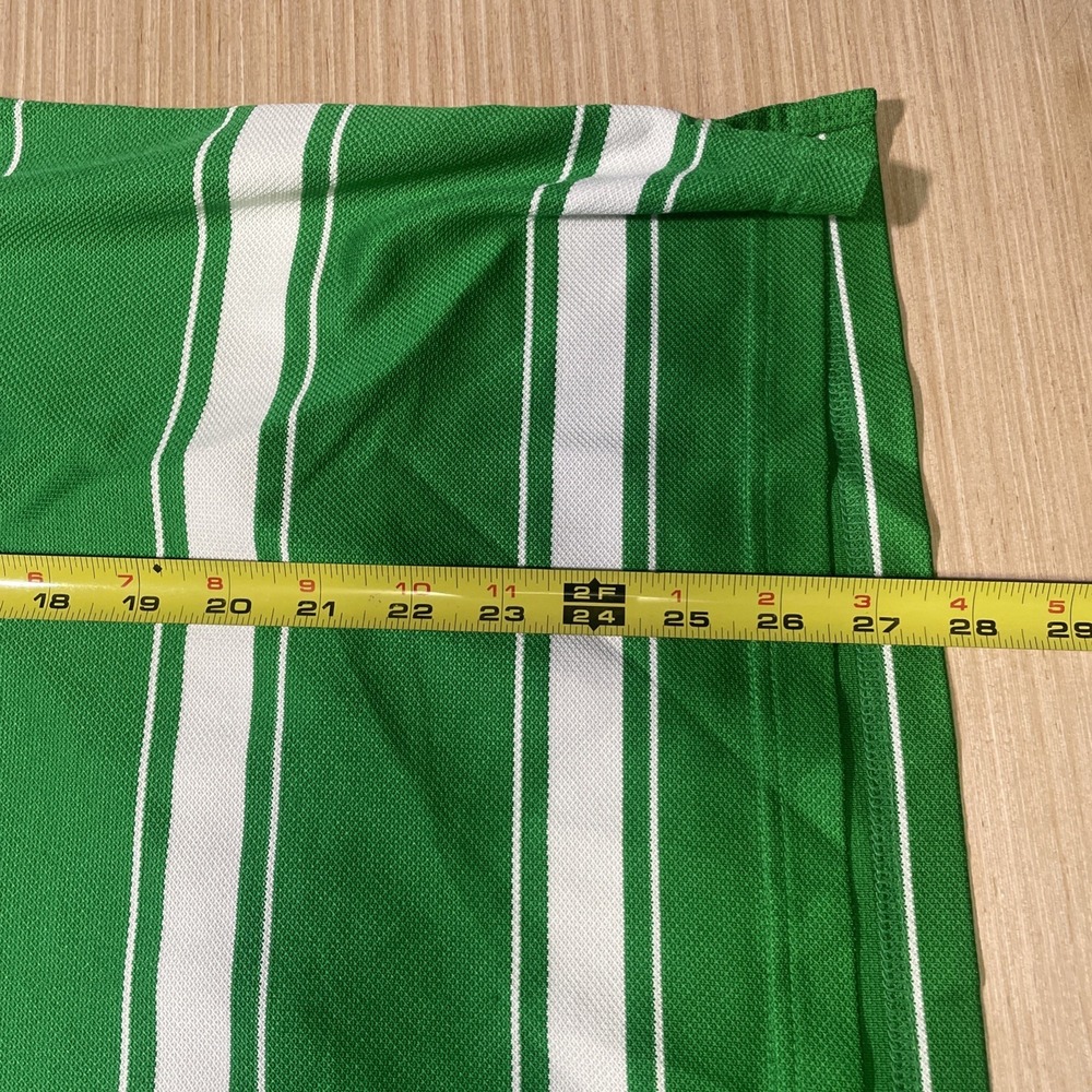 Oregon Ducks Columbia Omni-Shade Polo Shirt Mens L Green Stripe‎ Golf NCAA - Picture 10 of 10